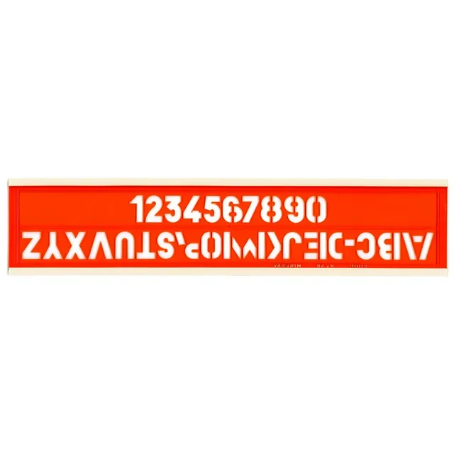 Safe Tool Fournitures de bureau Trace caractères choc 20 mm lettres