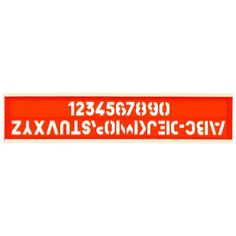 Safe Tool Fournitures de bureau Trace caractères choc 20 mm lettres