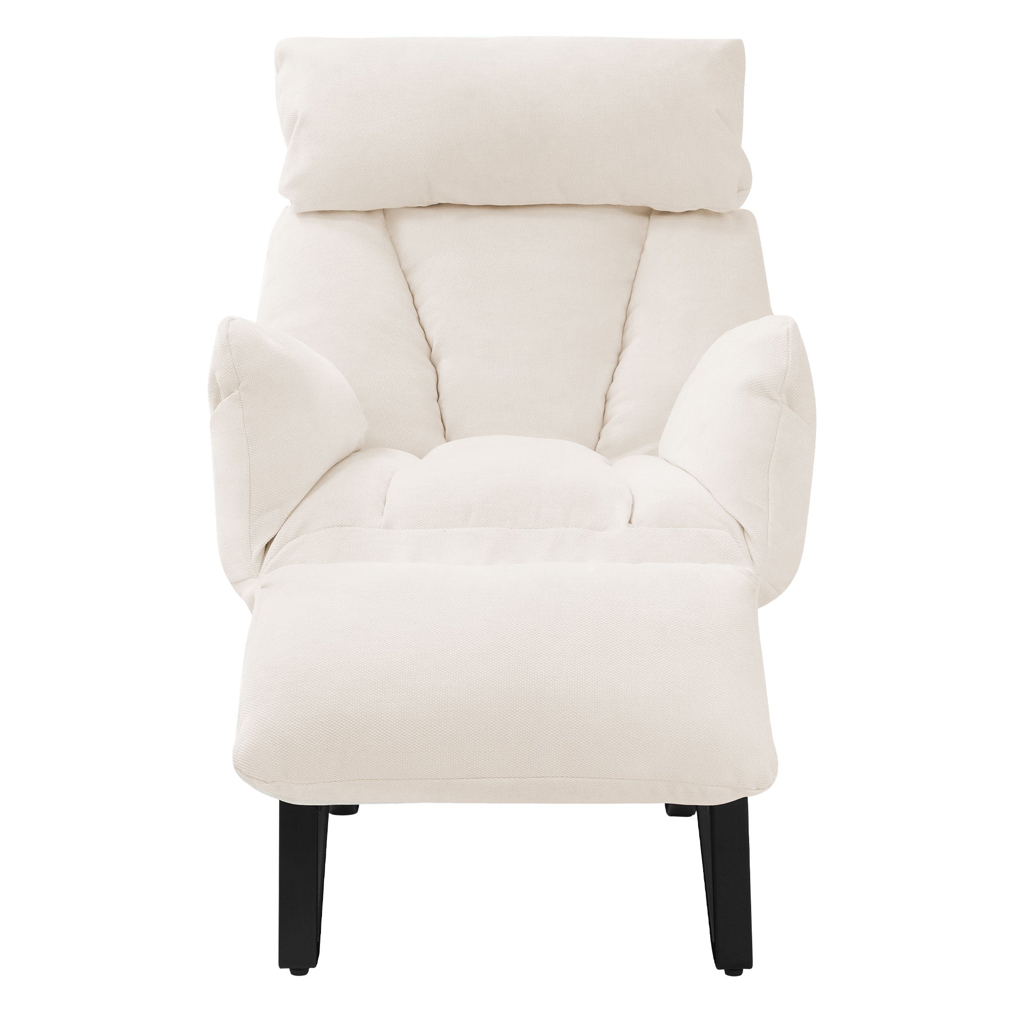 ML-Design fauteuil relax lin beige 85x82x102 cm inclinable
