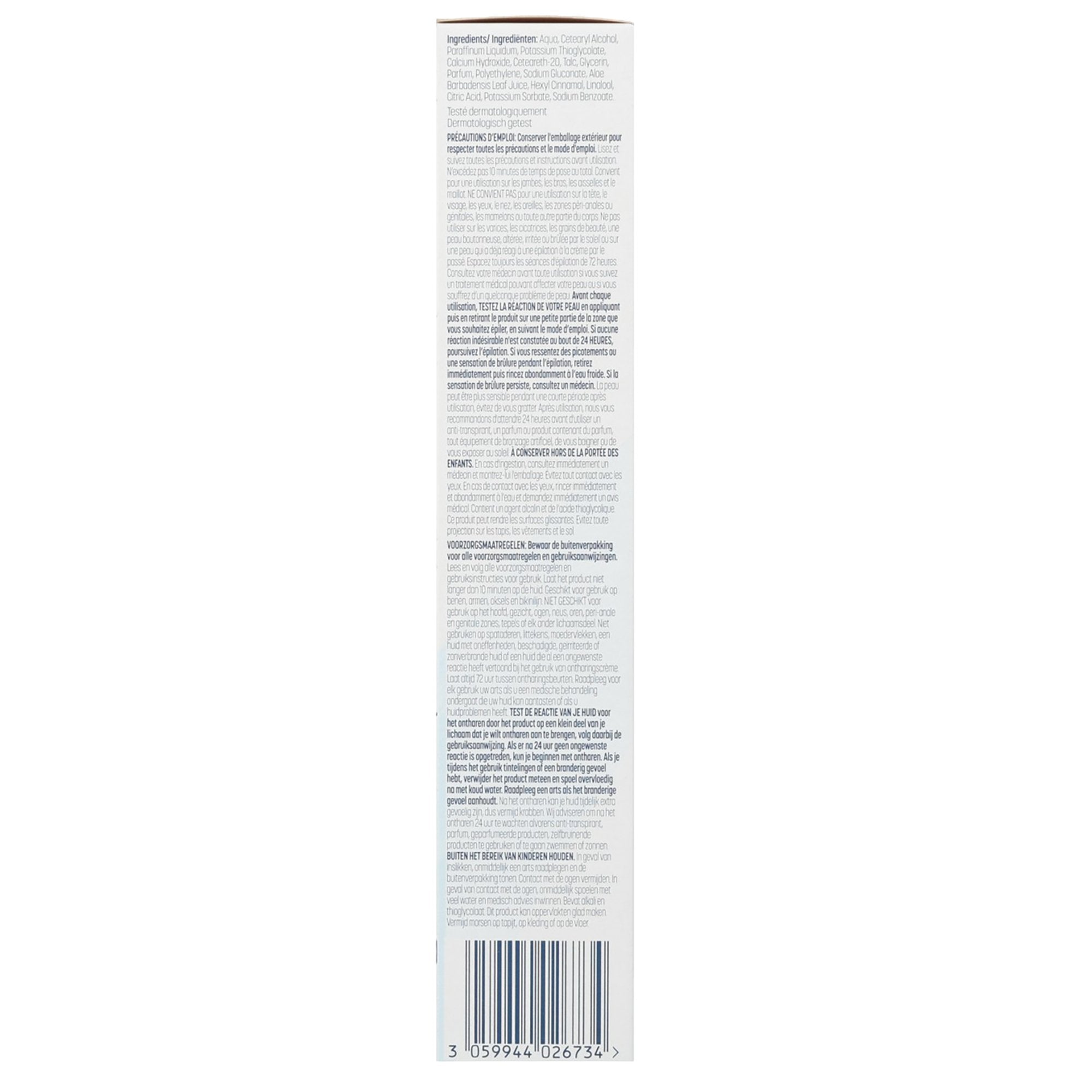 Veet Pure crème dépilatoire corps jambes peaux sensibles