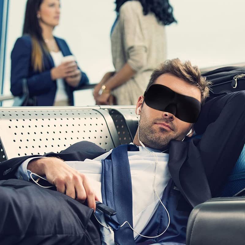Shop-Story Bien-être 3D Sleep Mask masque nuit noir mémoire