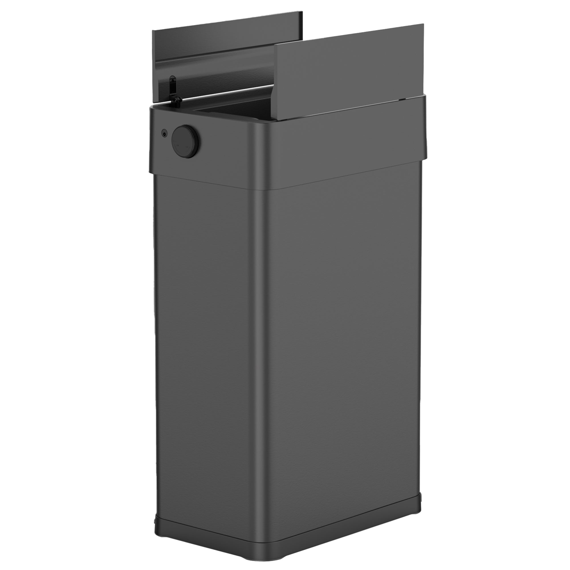 Red Deco Silverlake Black Poubelle Automatique 70L Inox Papillon