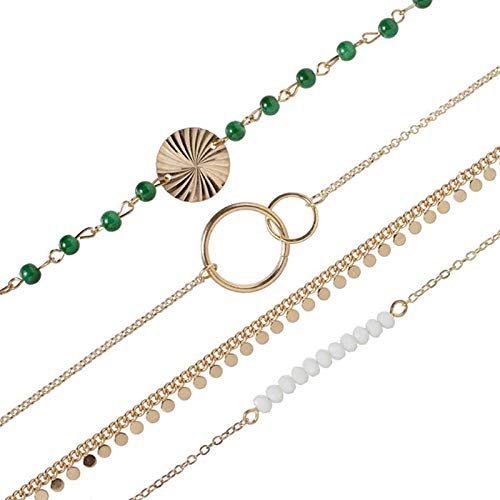 Shop-Story Miley ensemble 4 bracelets bohème doré