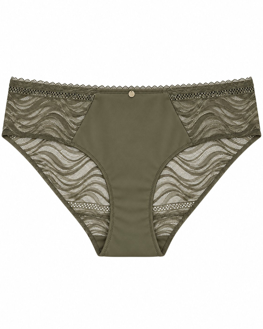 Stokomani Bella Diva culotte dentelle zébrée kaki
