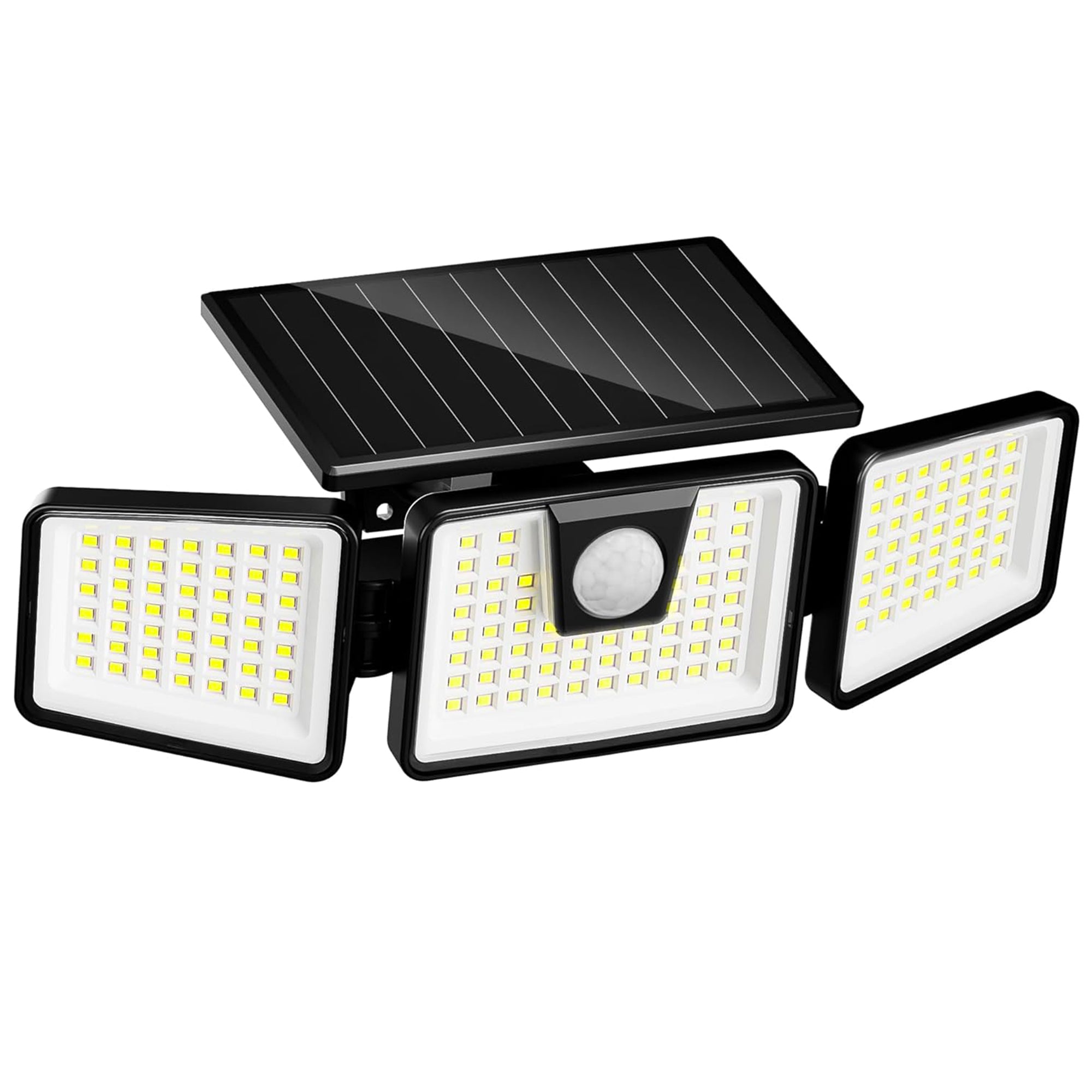 Red Deco Falcon spot solaire noir 3 têtes 1000 lm