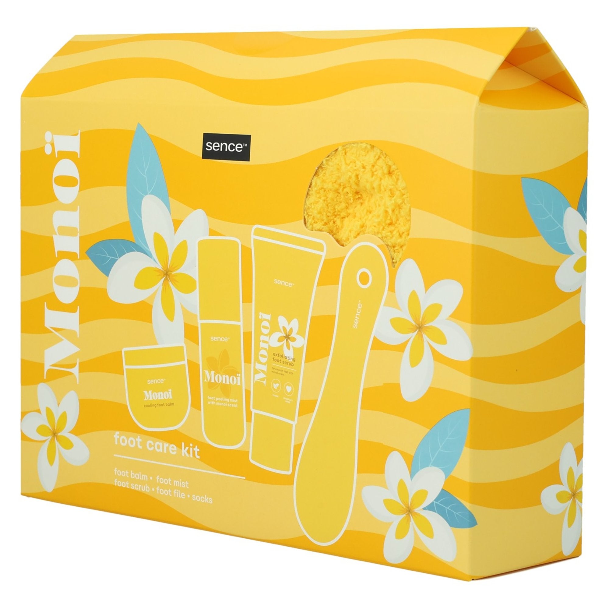 Stokomani Coffret soin des pieds monoï Sence 5 pièces