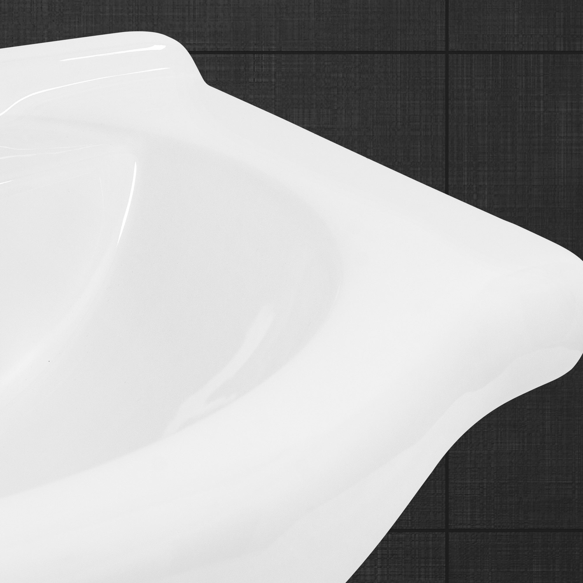 LuxeBath vasque ovale 86x51,5 cm lavabo céramique blanc