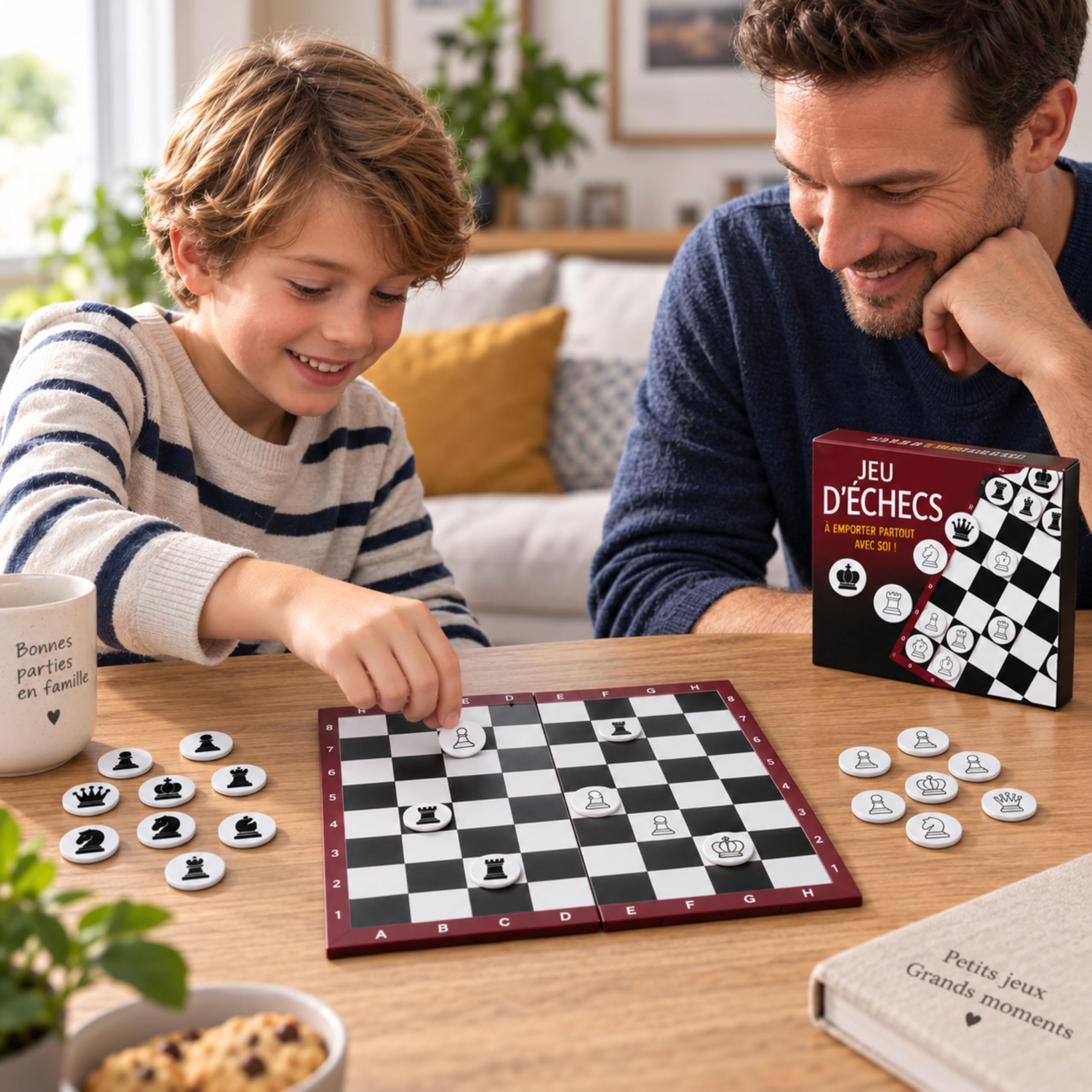 Shop-Story Loisirs jeu échecs voyage 15x14cm 32 pièces