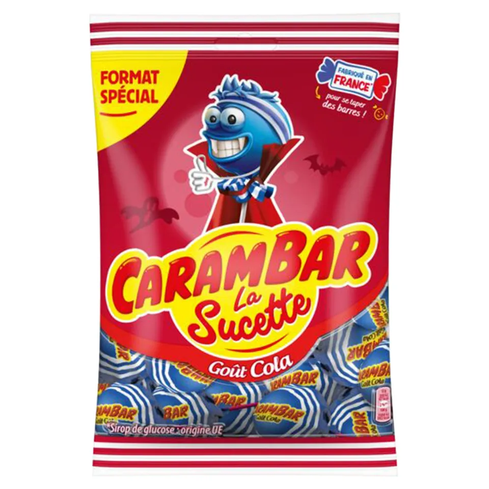 Carambar Sucettes goût cola sachet Halloween