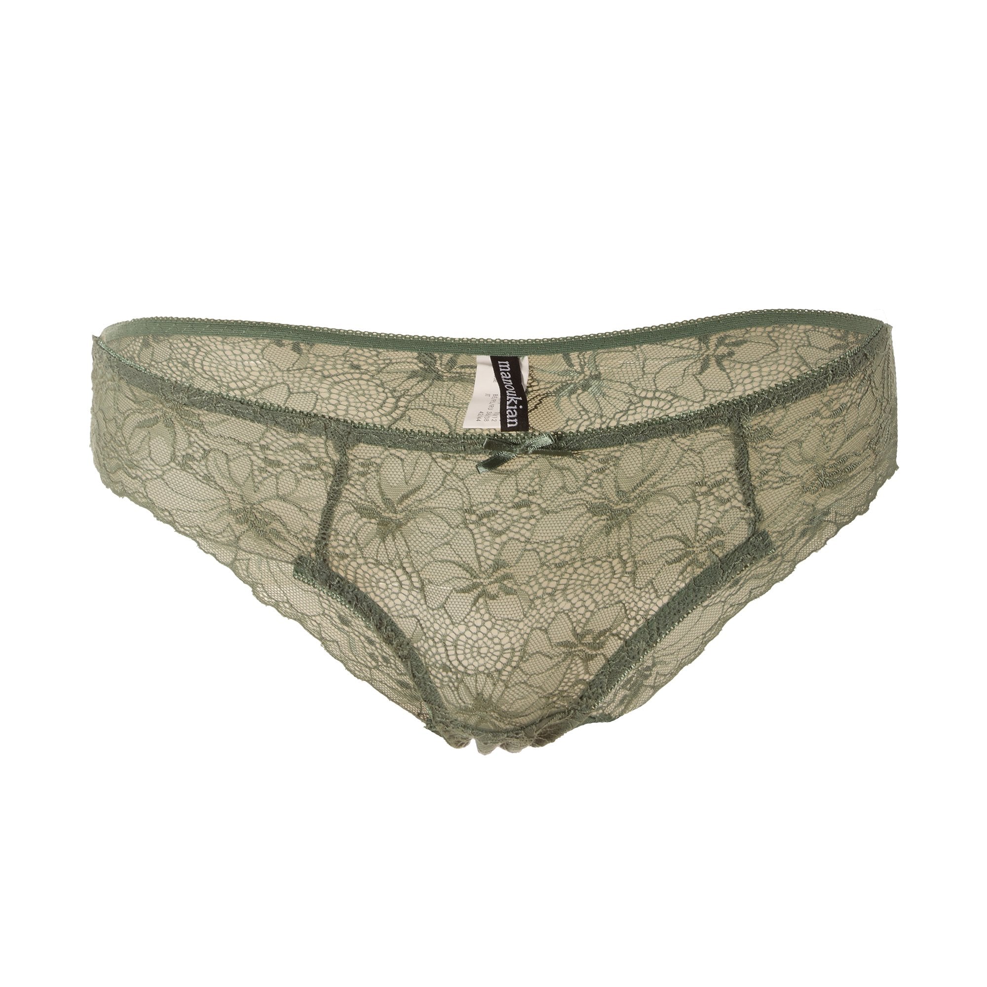 Stokomani Mode tanga en dentelle vert 38/40