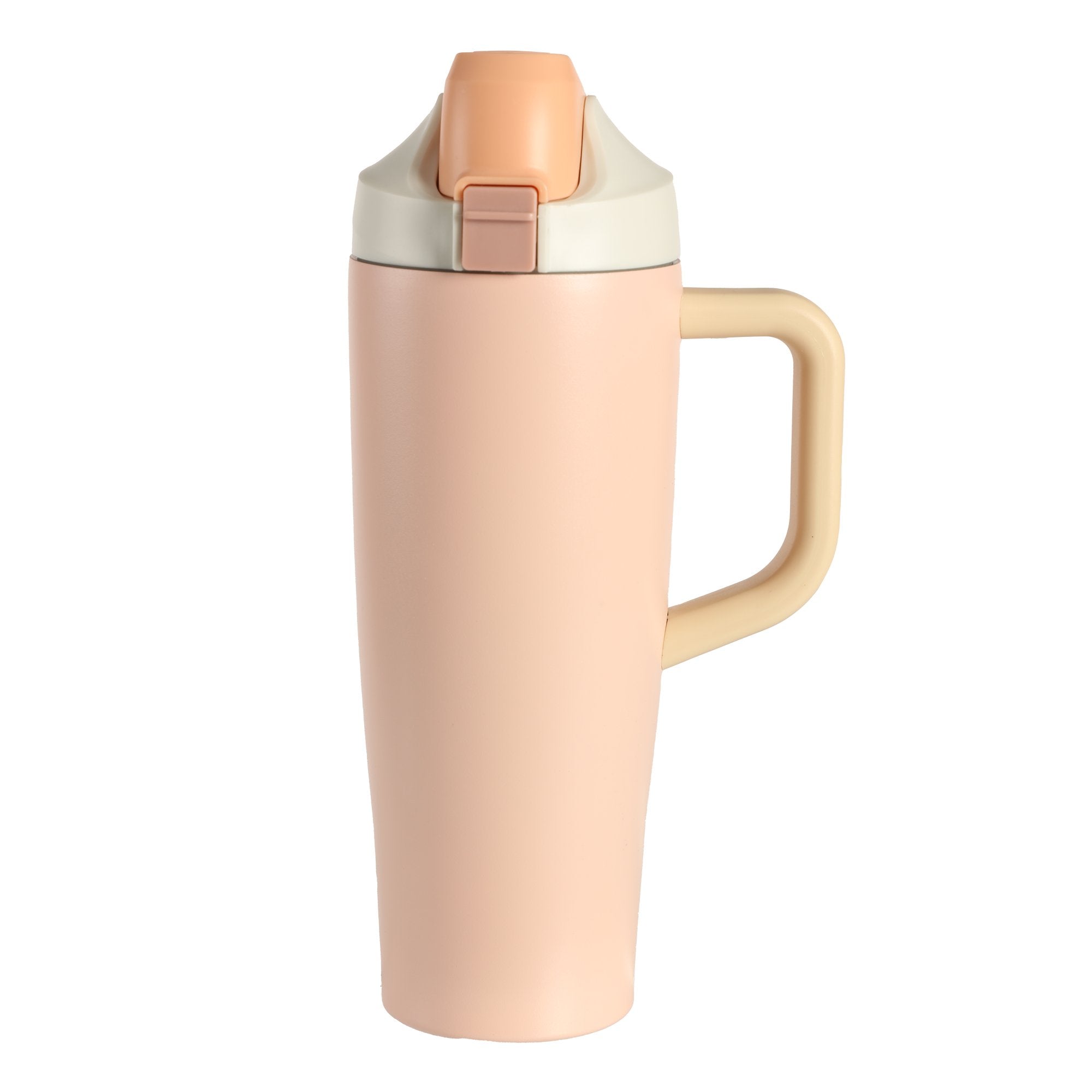 Stokomani Mug de transport 900 ml poignée beige