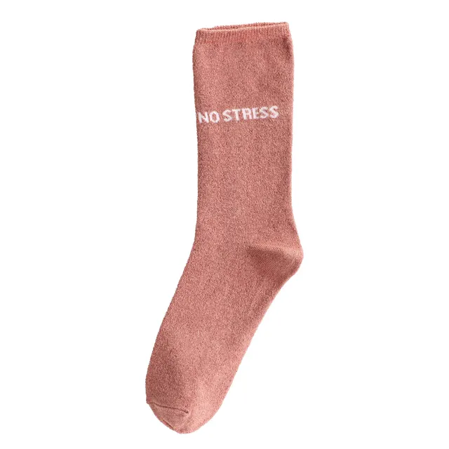 Stokomani Mode chaussette à message rose 36/41 fantaisie