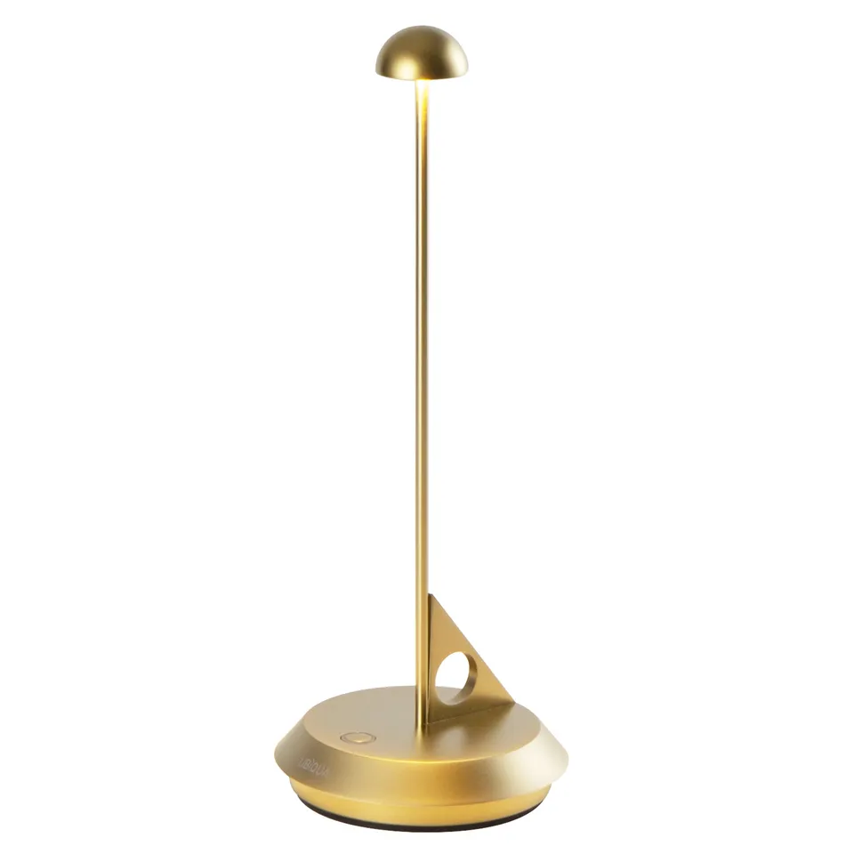 Red Deco Lume Gold H29 cm lampe sans fil dorée dimmable