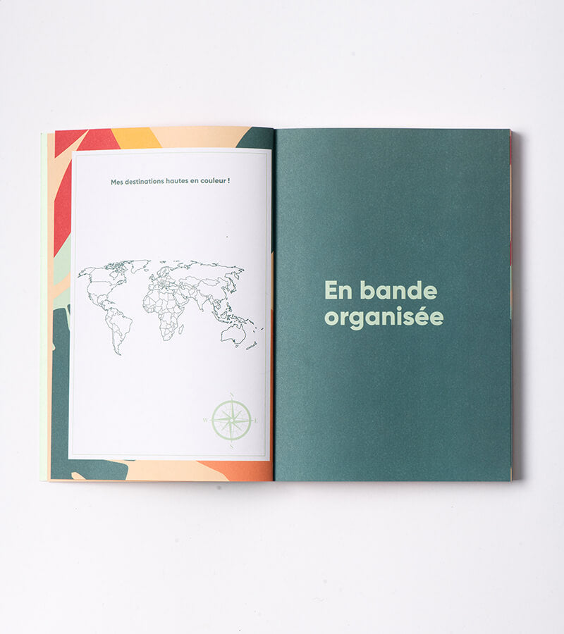 L'avant gardiste Livres & Papeterie Carnet de voyages à remplir voyage