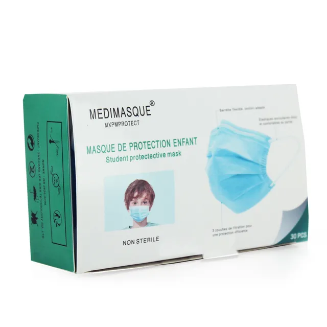 Stokomani Beauté Boîte 30 masques jetables enfant