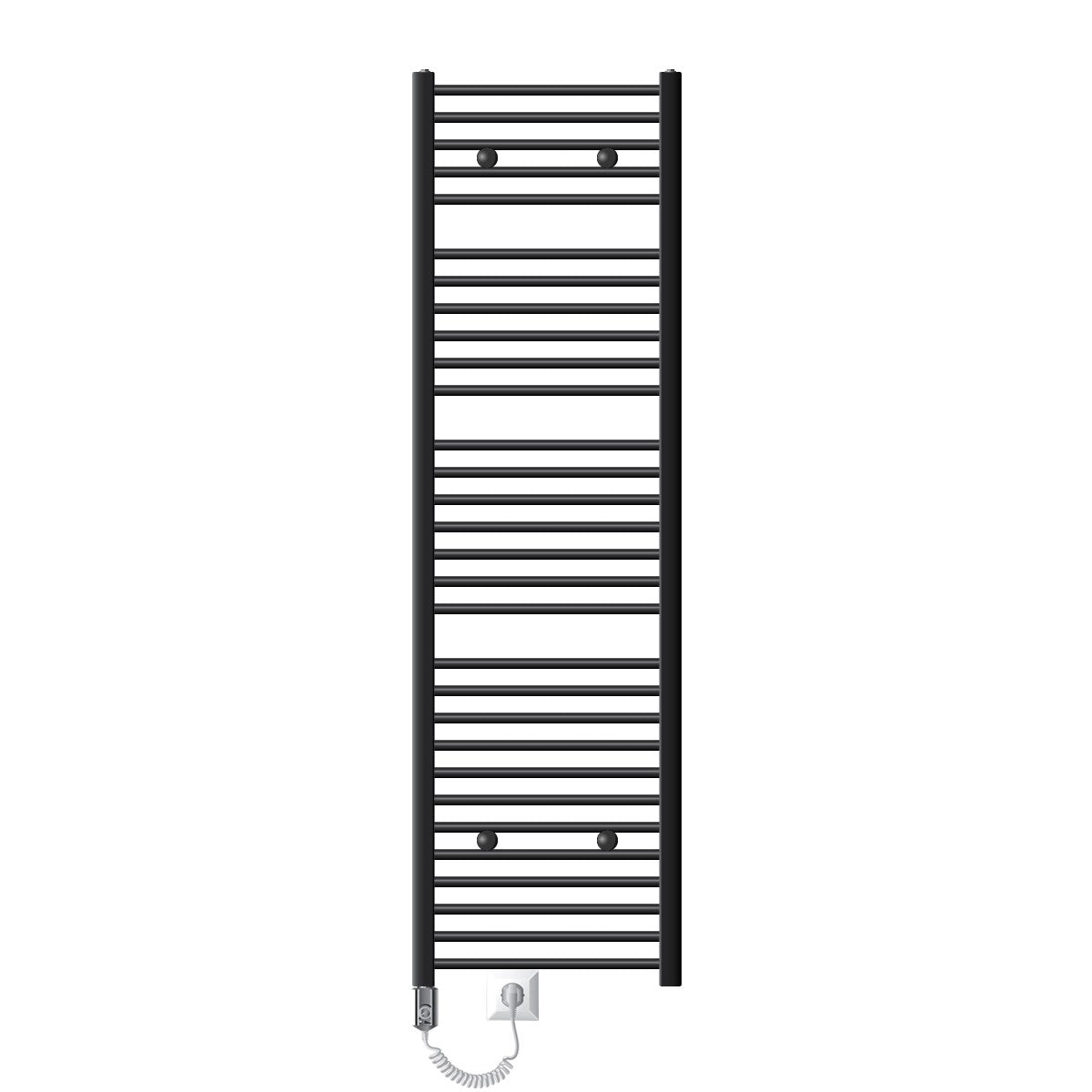 ECD Germany radiateur électrique anthracite 500x1800 1200W