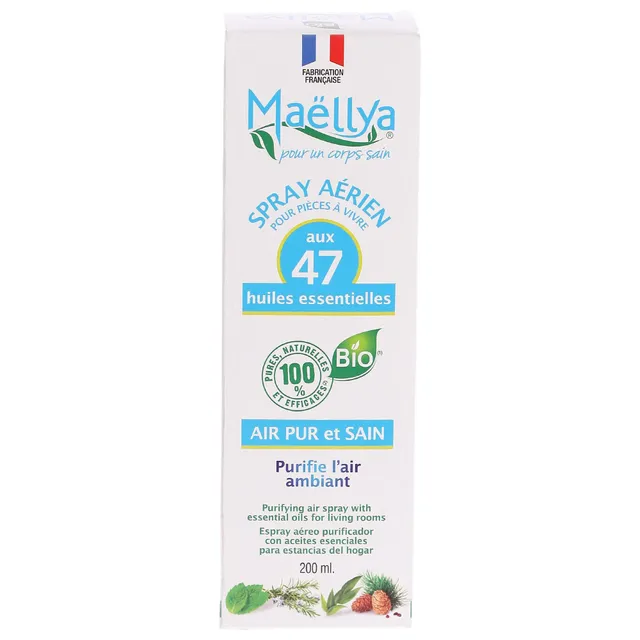 Spray aérien 47 huiles essentielles pièces à vivre
