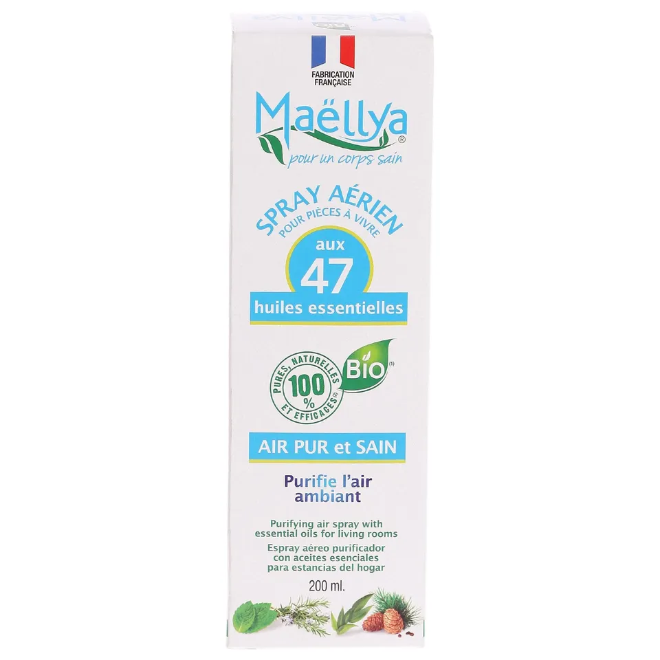 Spray aérien 47 huiles essentielles pièces à vivre