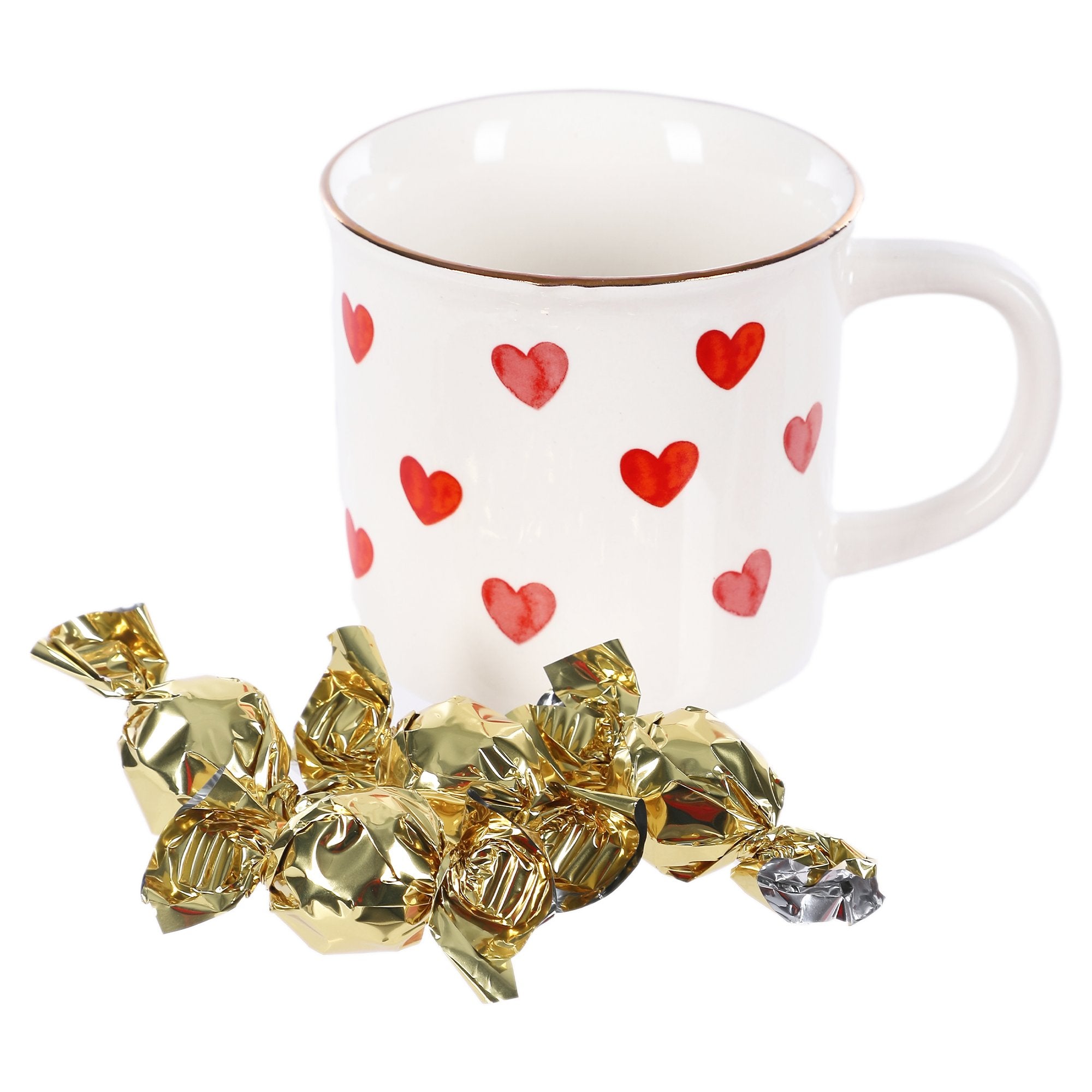Stokomani Happy Love mug chocolat blanc praliné fraise