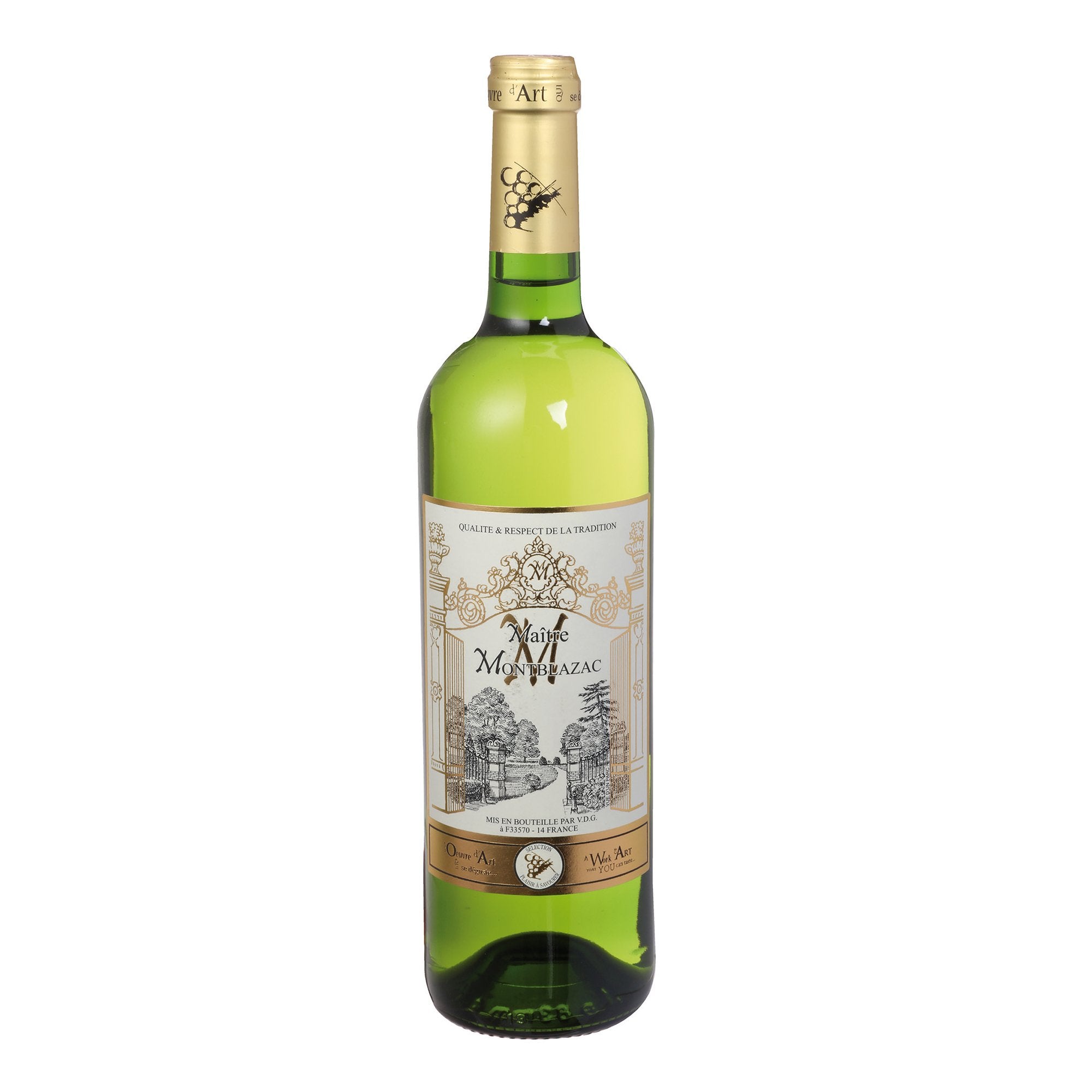 Maître Montblazac vin blanc 11% sulfites