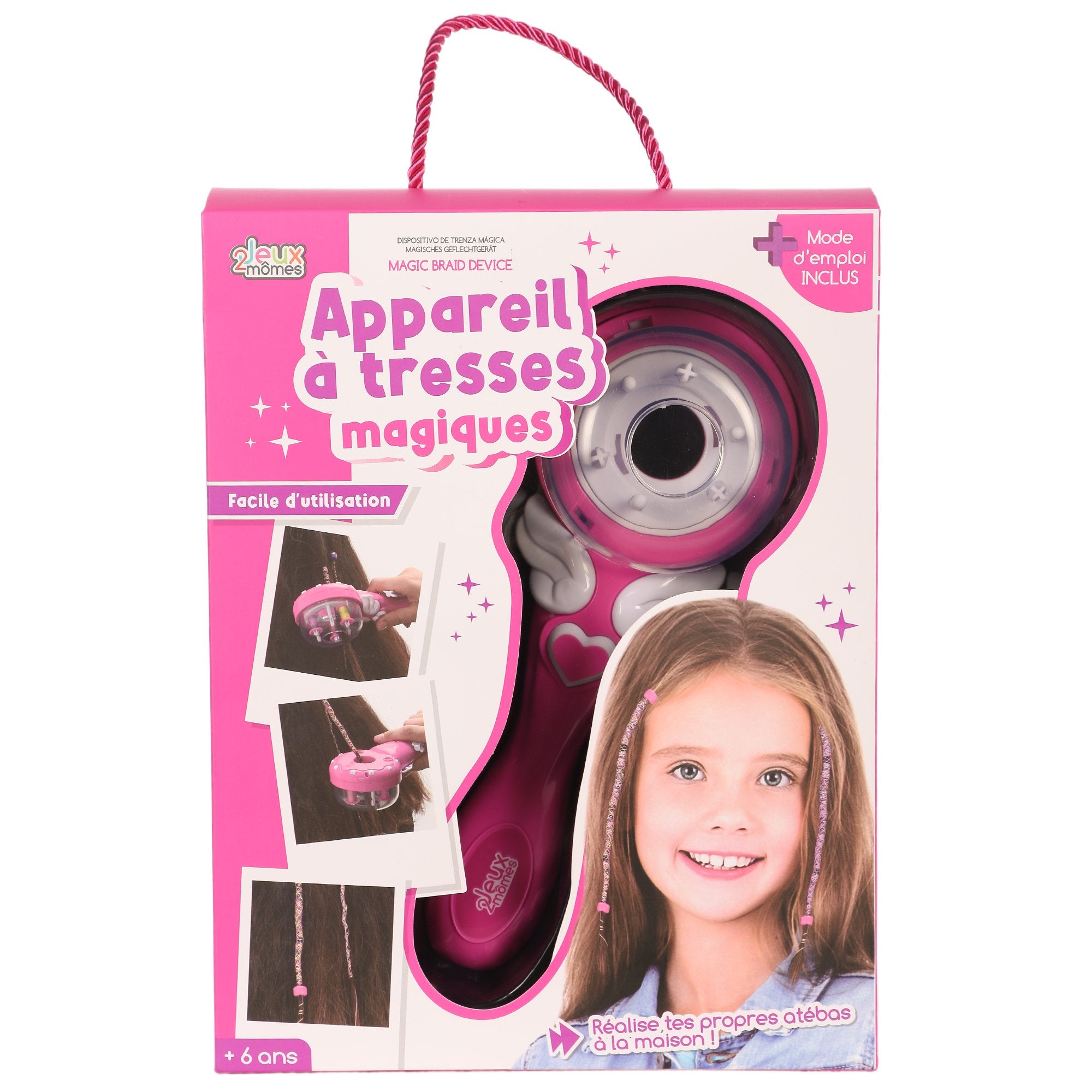 Appareil à tresses magique jouet coiffure enfant + 6 ans accessoires
