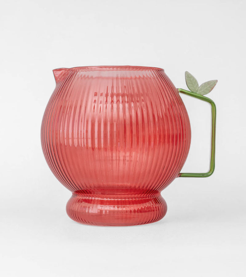 L'avant gardiste carafe en verre Pomme fruitée 1L table