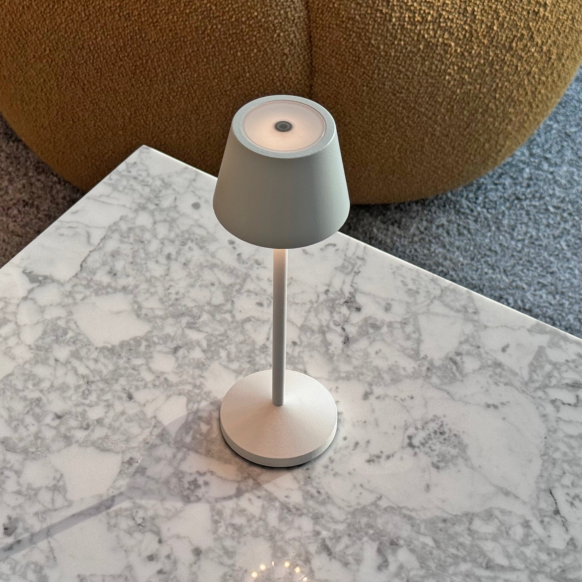 Red Deco Emily lampe sans fil blanche H25cm LED 3000K