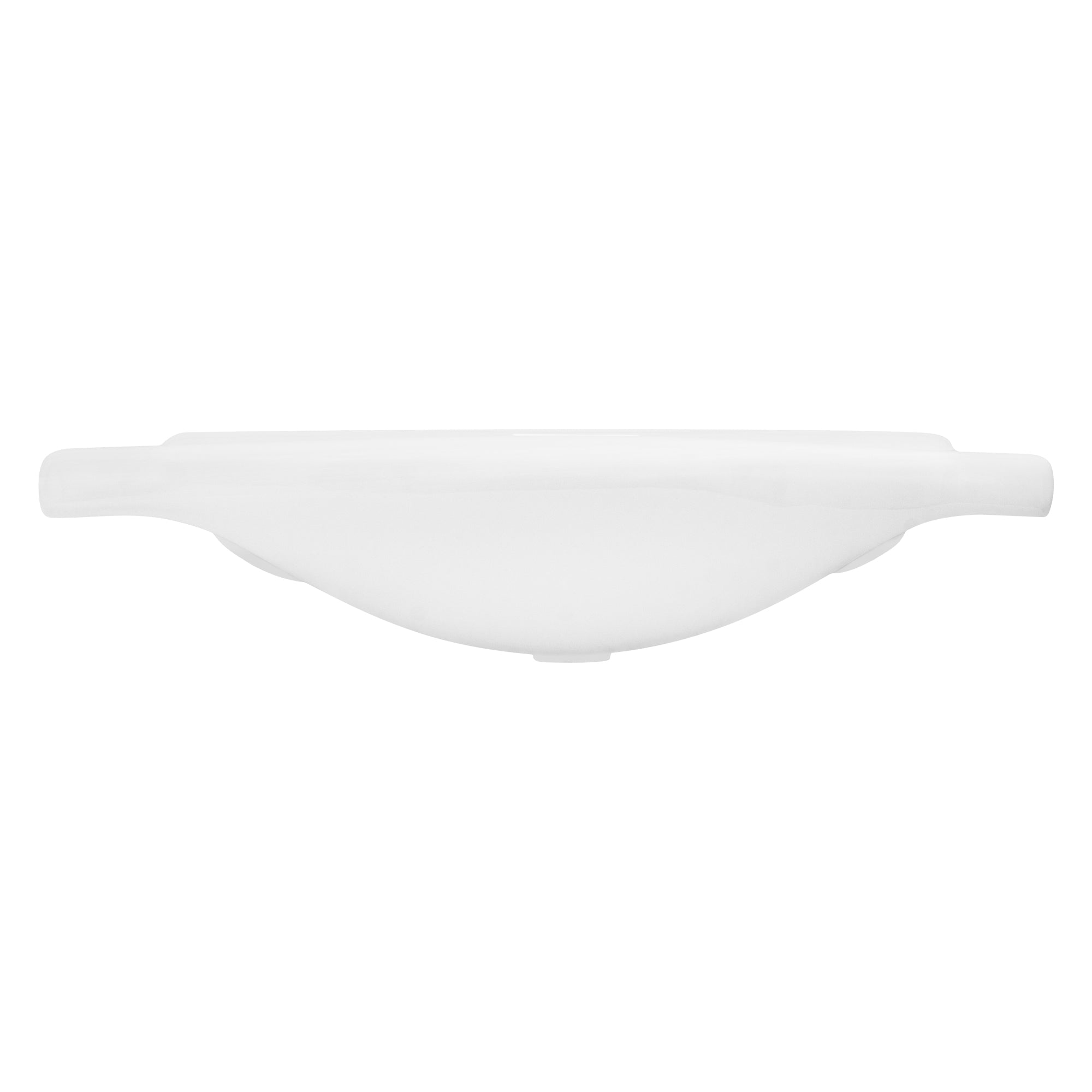 LuxeBath Vasque ovale blanc céramique 86 cm avec bonde