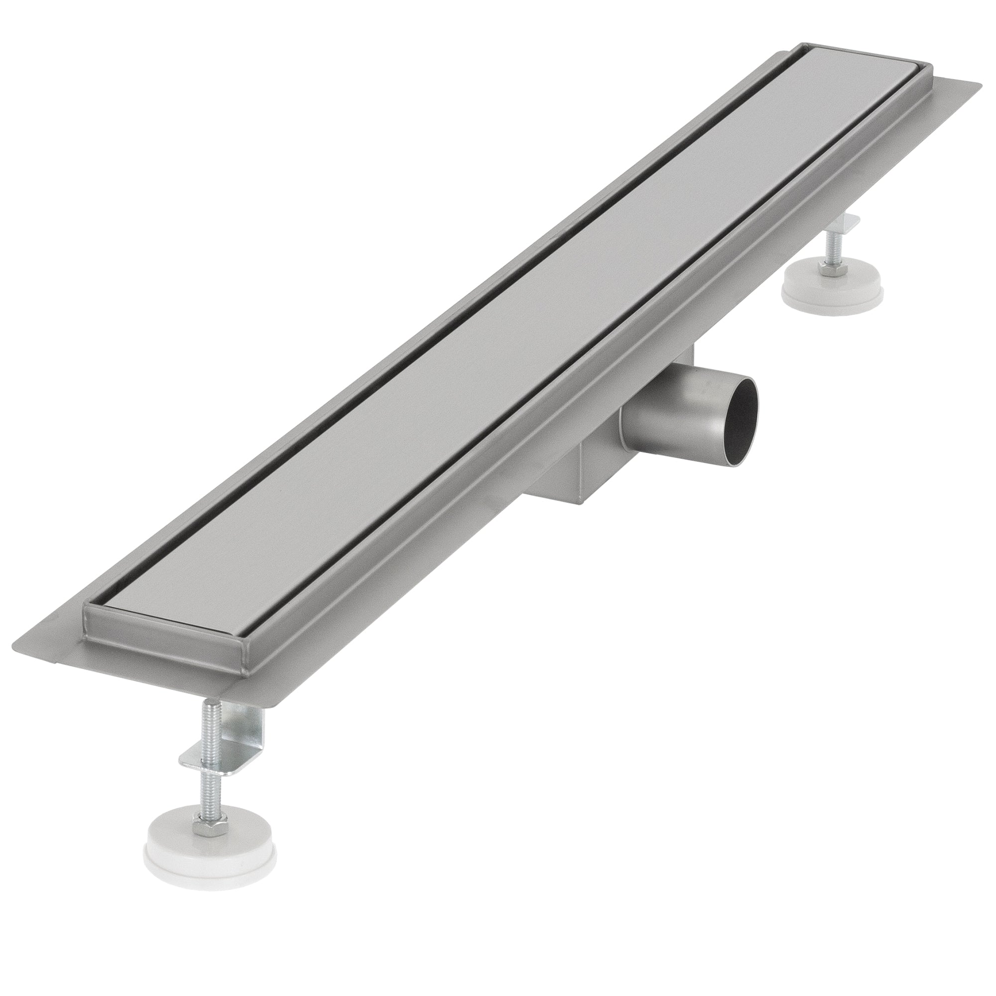 ML-Design caniveau de douche inox argent 80 cm