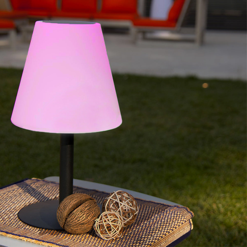 Red Deco Standy Mini Solar H36cm lampe solaire RGB dimmable