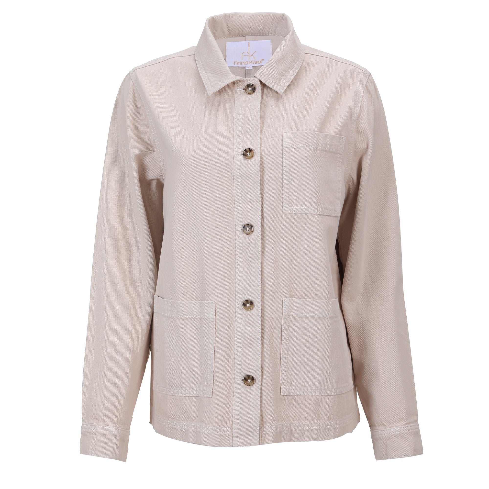Stokomani veste boutonnée beige femme taille 38