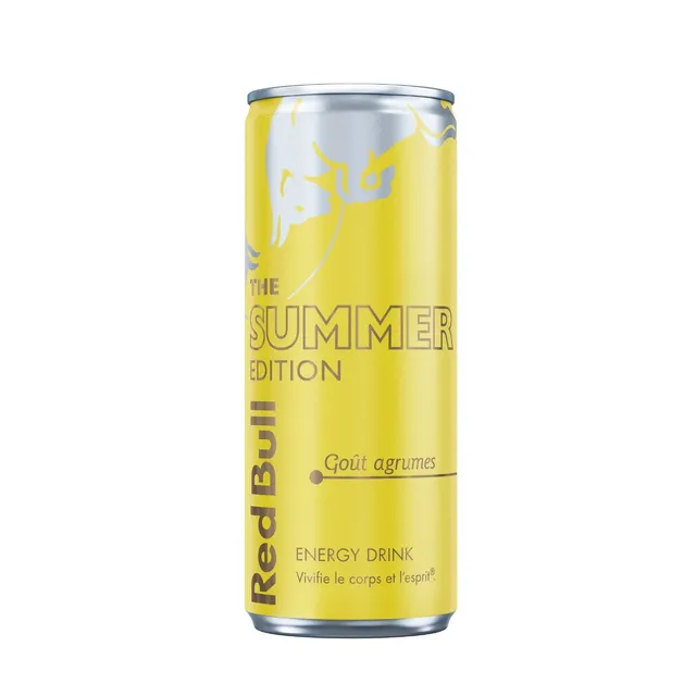 Red Bull Summer Édition boisson énergisante agrumes