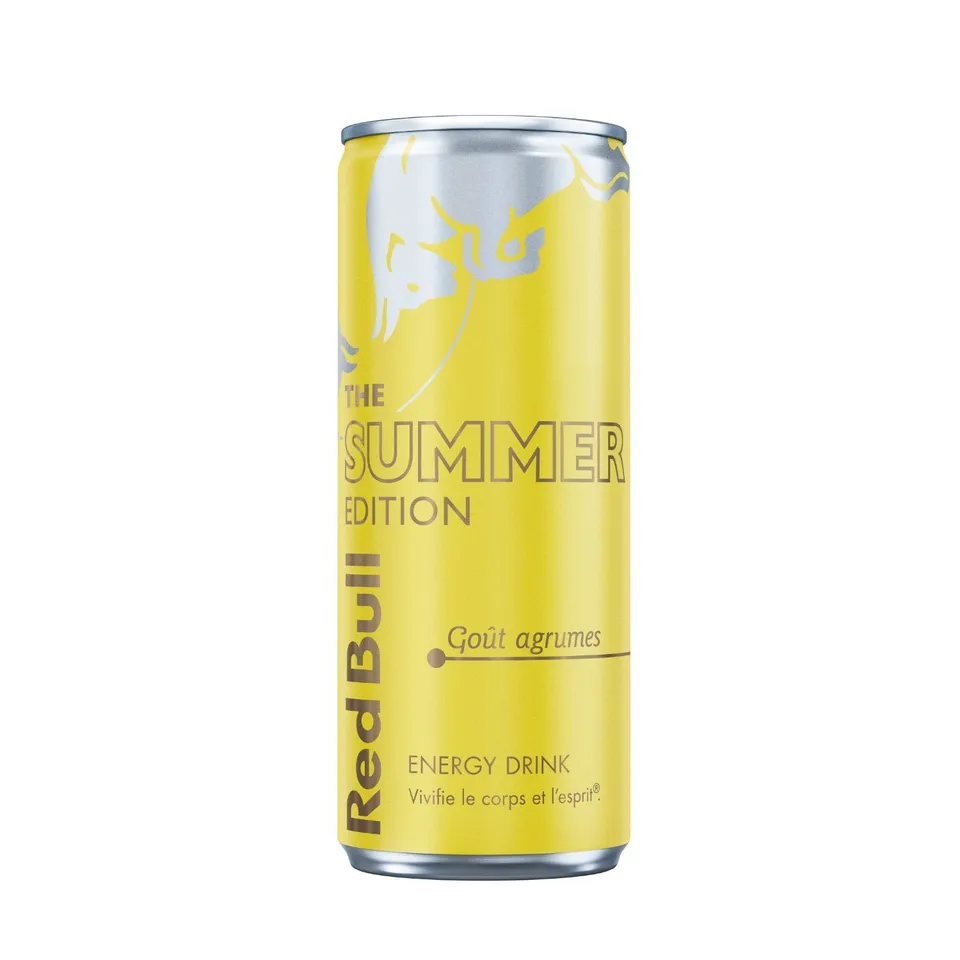 Red Bull Summer Édition boisson énergisante agrumes