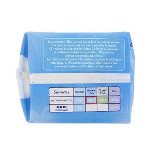 Leader Price Serviettes ultra mince normal plus x14