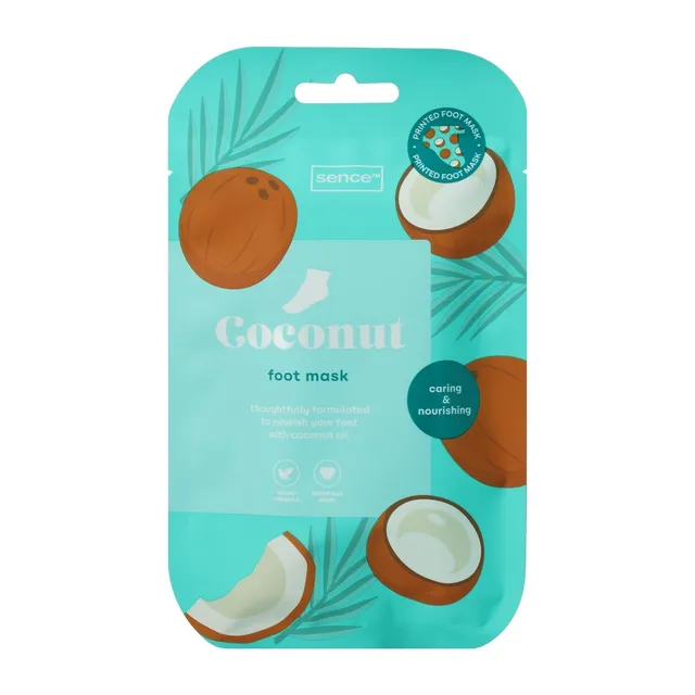Sence masque pieds noix de coco soin hydratant