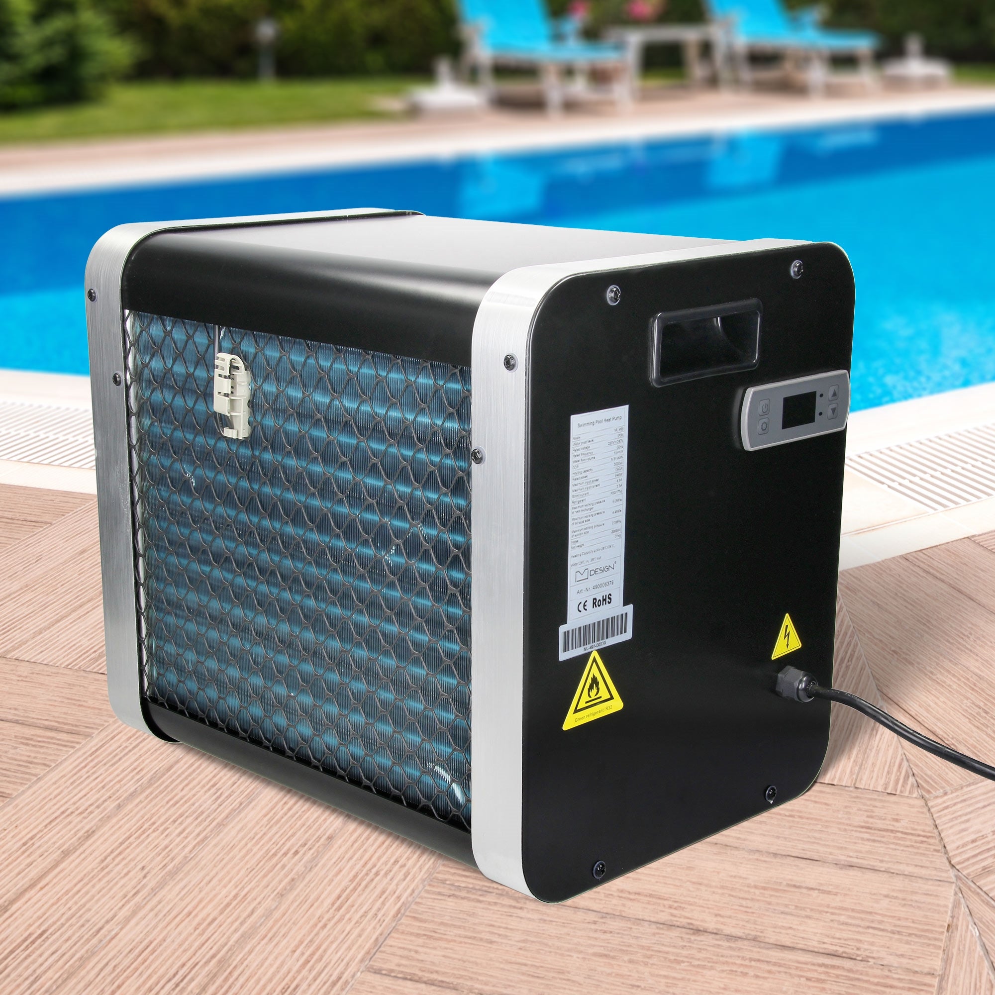 ECD Germany Garten pompe chaleur piscine 3kW 20000L