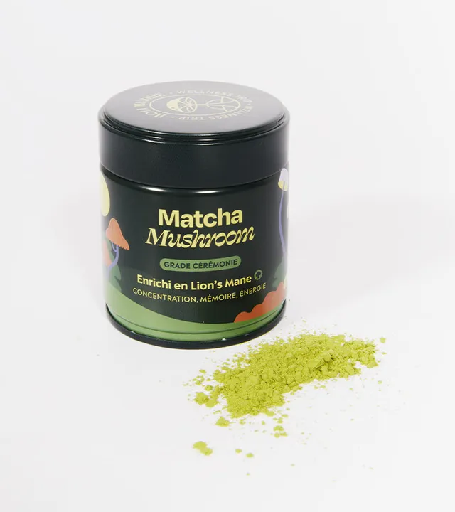 L'avant gardiste L'épicerie Matcha focus thé matcha champignons