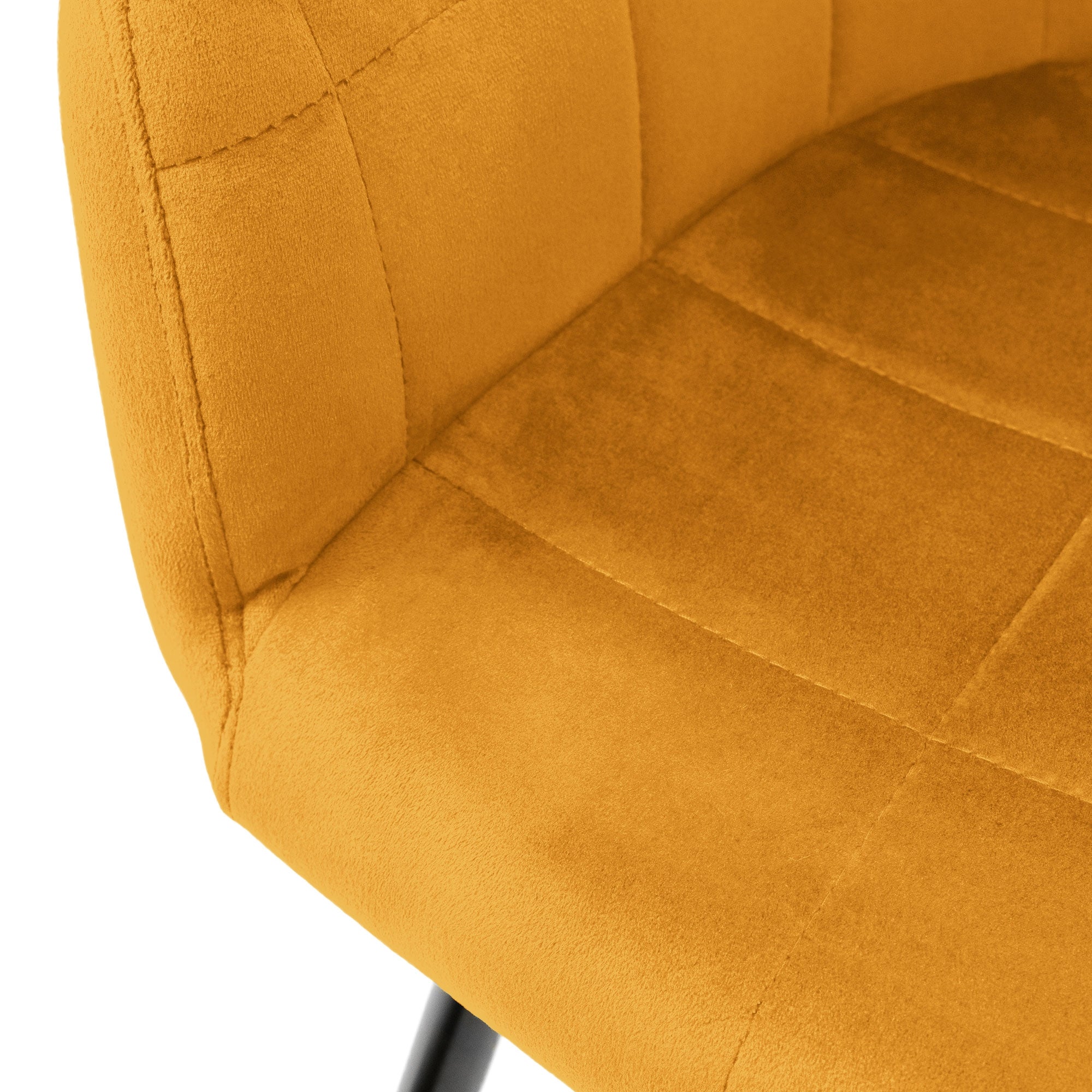 ECD Germany Möbel ML-Design chaise velours moutarde lot 2