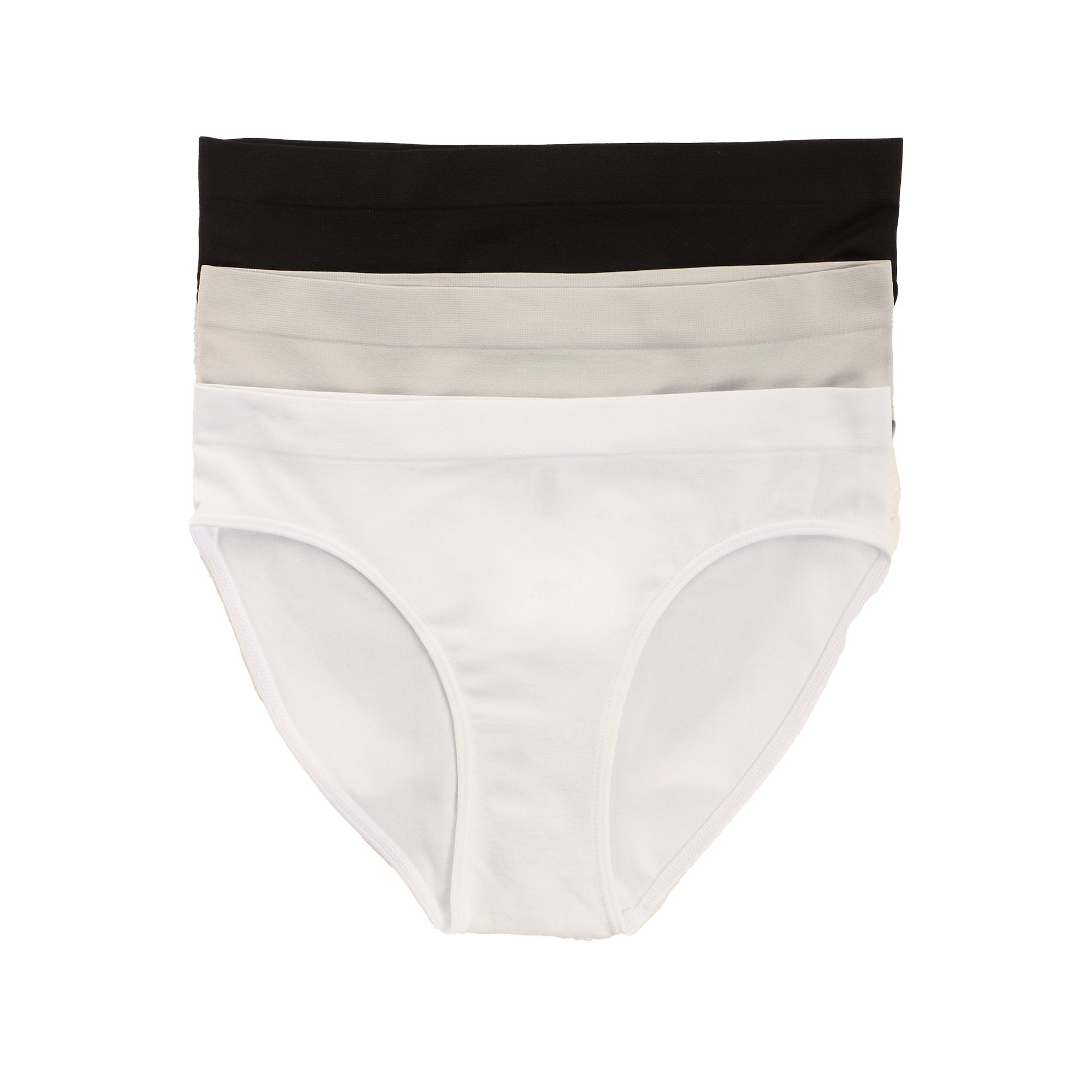 Stokomani Lot 3 slips noir sous-vêtements femme coton