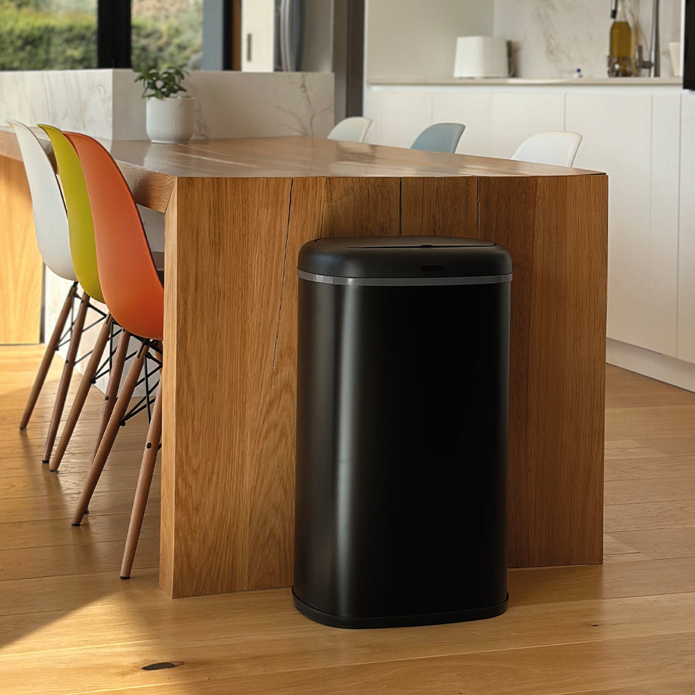 Red Deco Logan 58L poubelle automatique noir mat inox