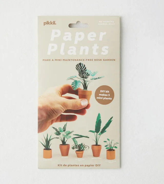 L'avant gardiste Plantes en papier DIY jungle sans arrosage