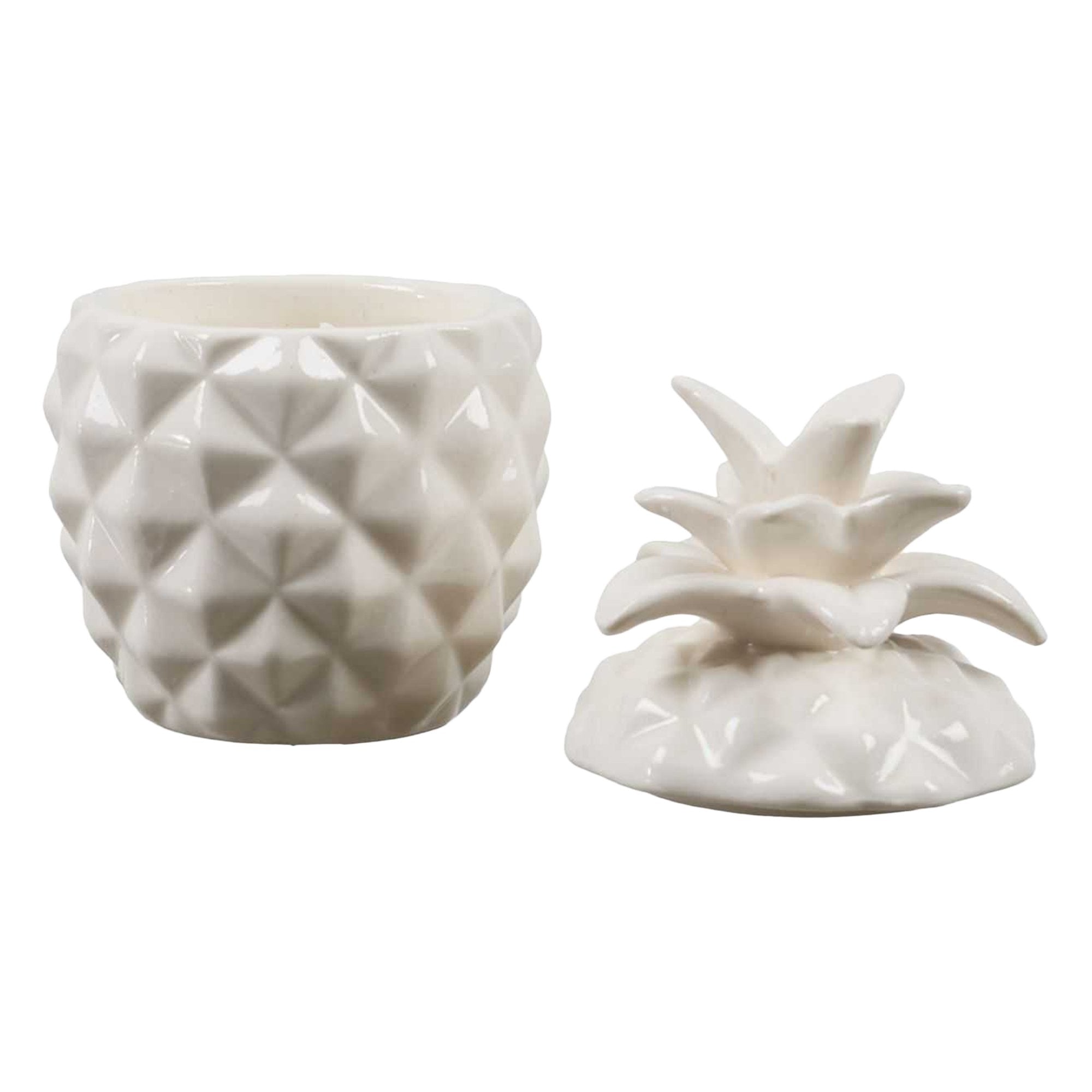 Home Deco Factory bougie ananas avec couvercle déco