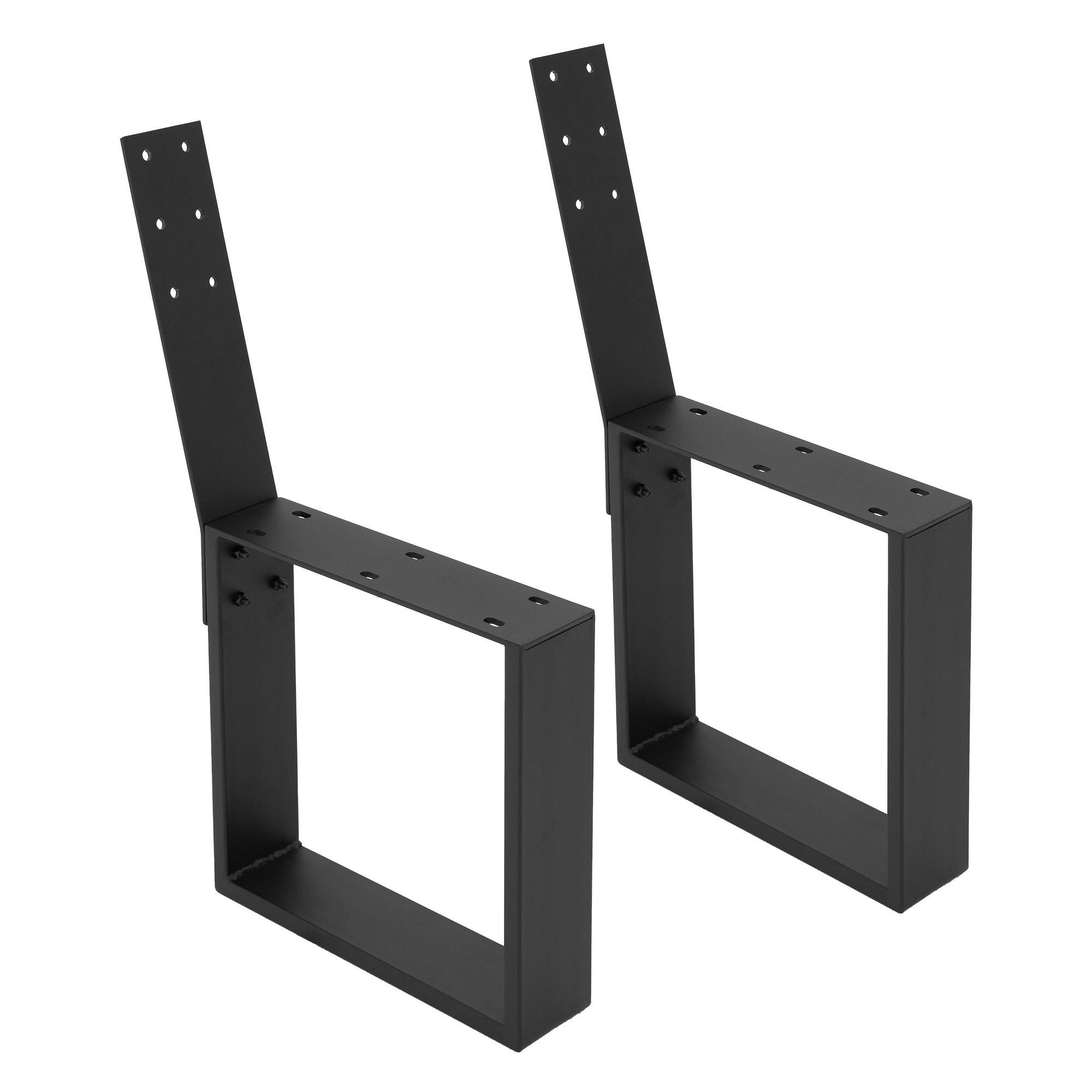 ECD Germany Garten pied de banc acier anthracite 40x78,5 cm lot 2