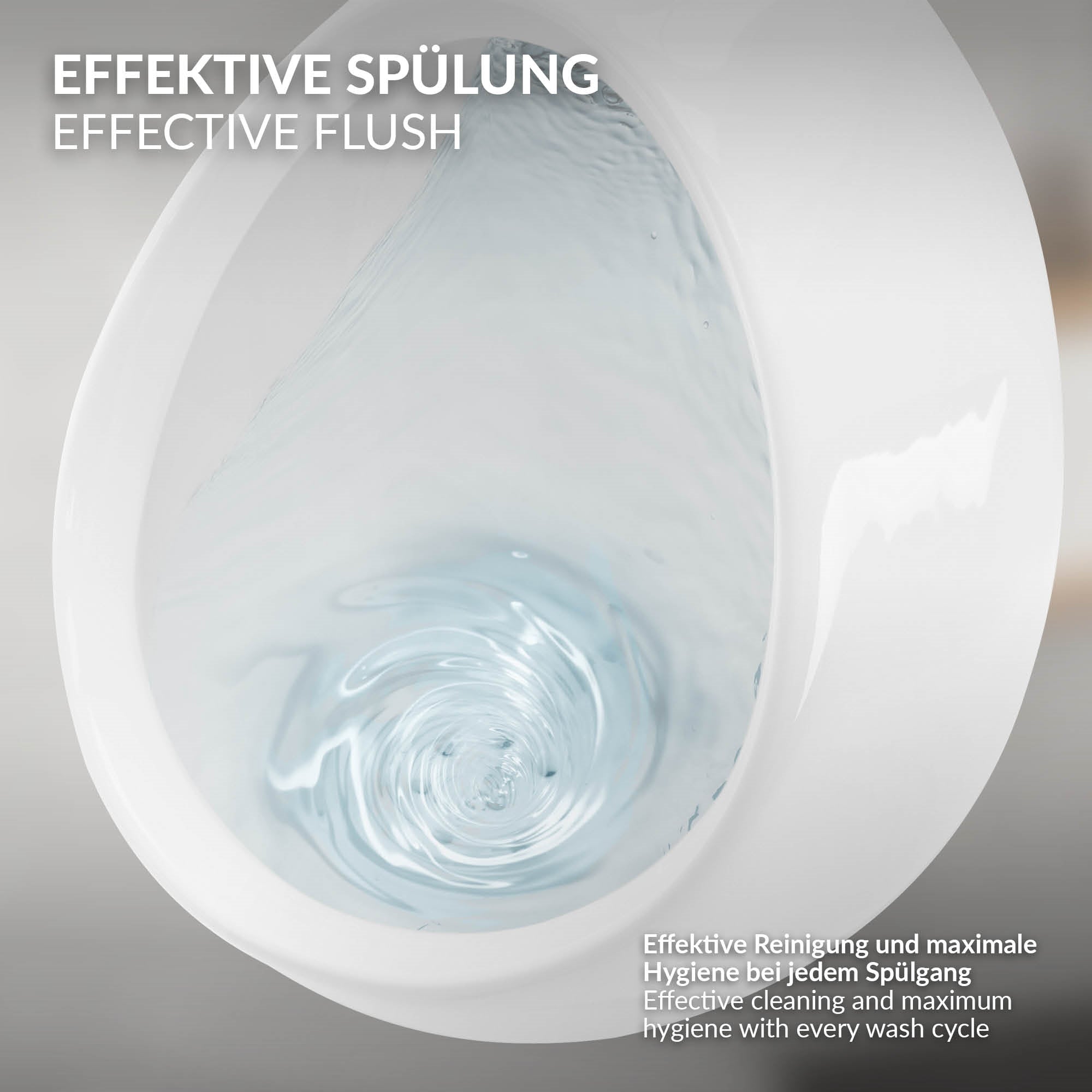 ECD Germany LuxeBath Urinoir Céramique Blanc Arrivée Haute