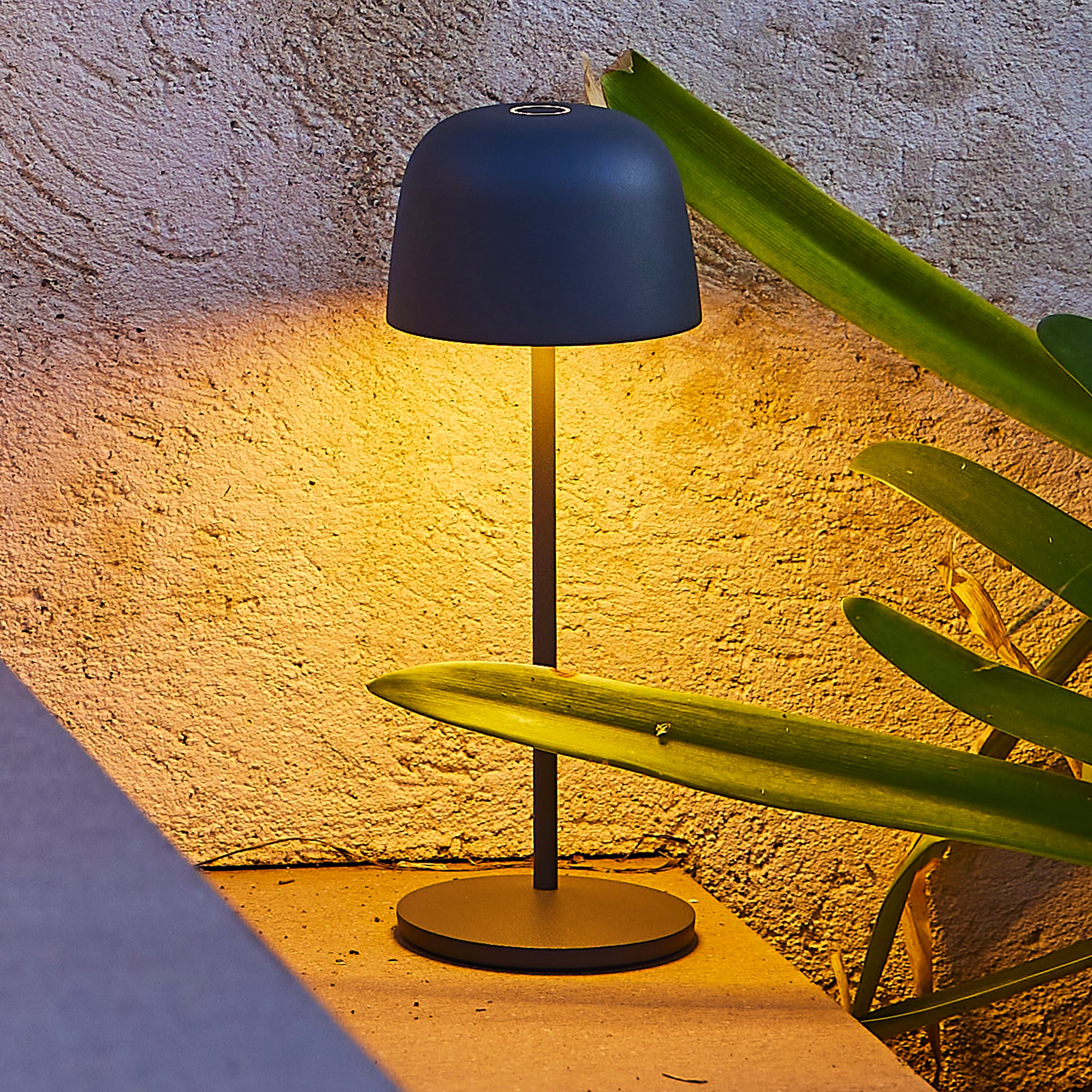 Red Deco Sophia Rock lampe de table sans fil acier gris H28cm