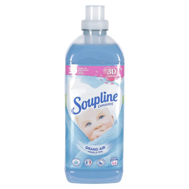 Soupline Grand Air adoucissant concentré 45 doses linge