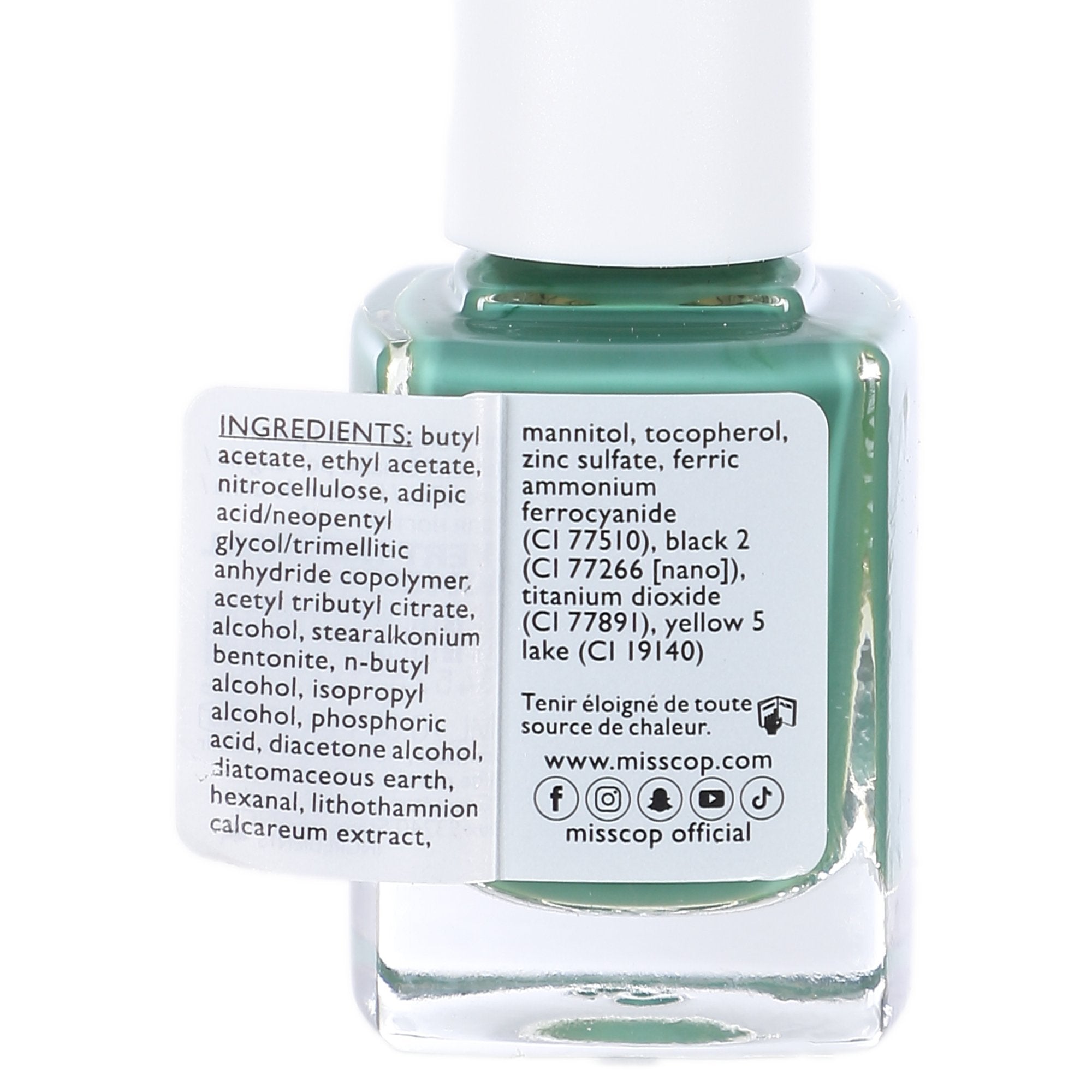Miss Cop Vernis à ongles vert impérial brillant