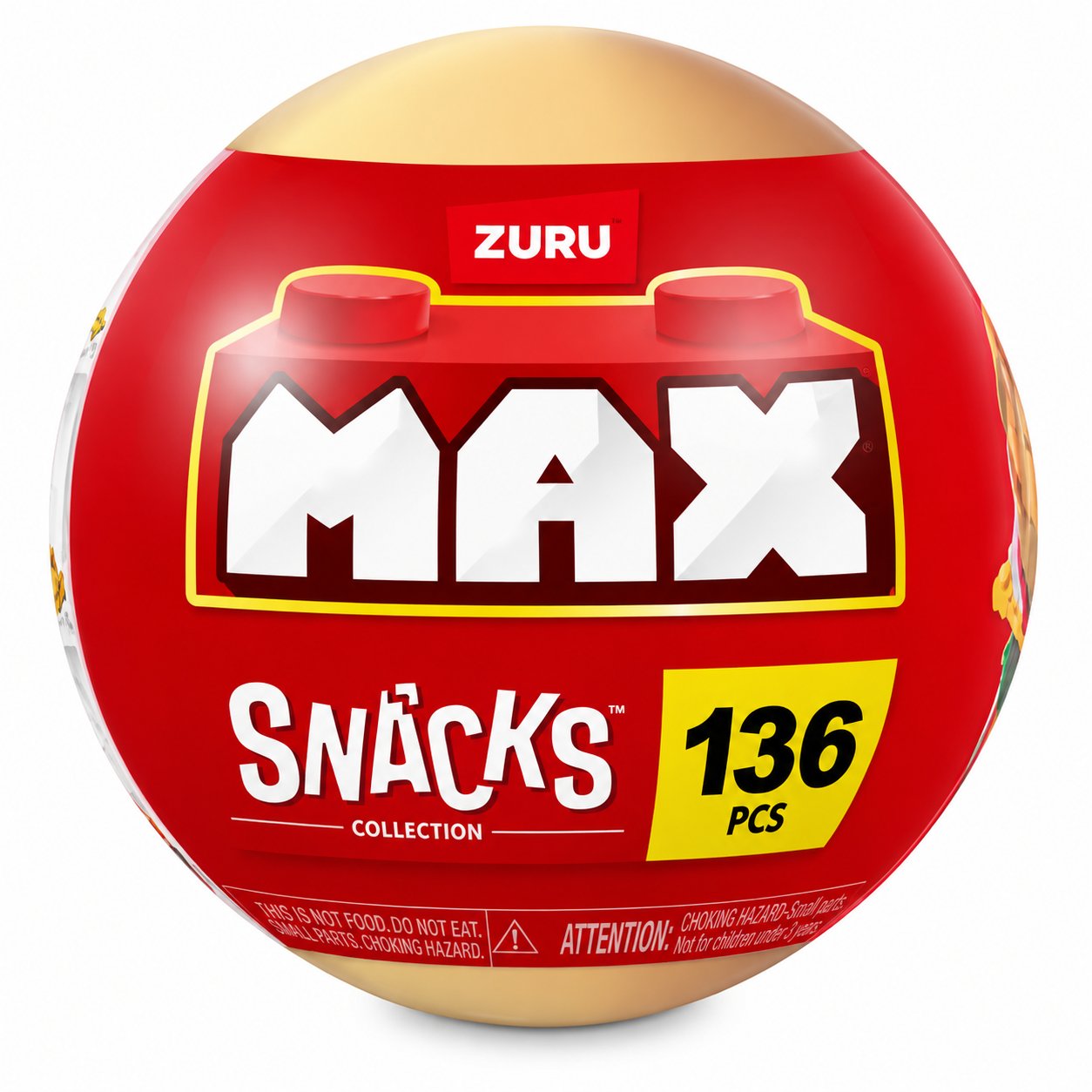 Zuru Max Premium Snack capsule hamburger jouet