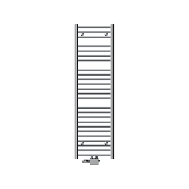 ECD Germany Heizungen Sèche-serviette 400x1500 mm Chromé Cintré