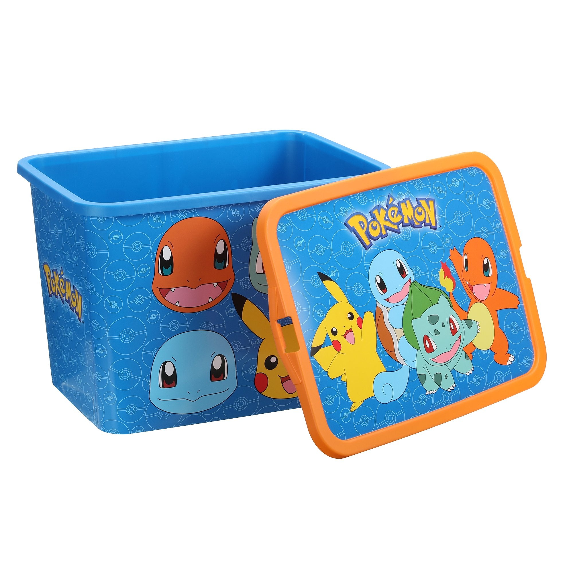 Stokomani Boîte rangement 23L Pokémon Rock jouets